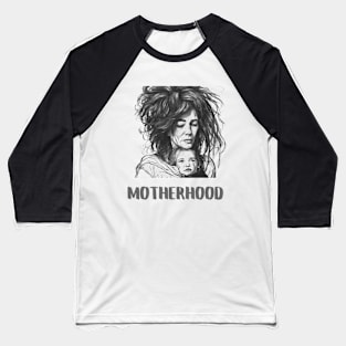 Motherhood, Mothers Day, Funny Gift Baseball T-Shirt